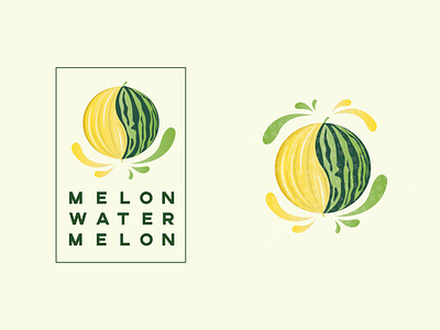 Melonwatermelon fruit fruits logo logos melon watermelon