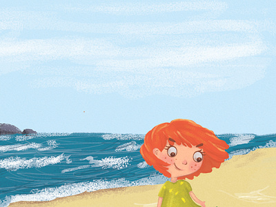 Little girl characterdesign childrens book childrens illustration little girl