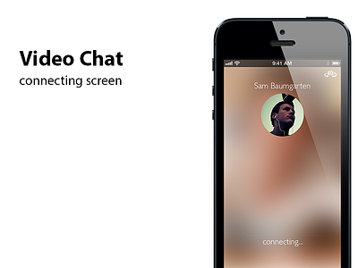 Video Chat Connecting Screen