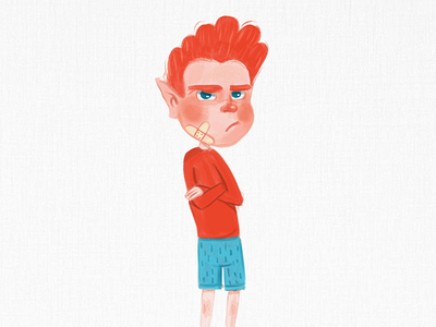 Angry boy behance design digital drawing dribbble flat graphicdesign illustration vector