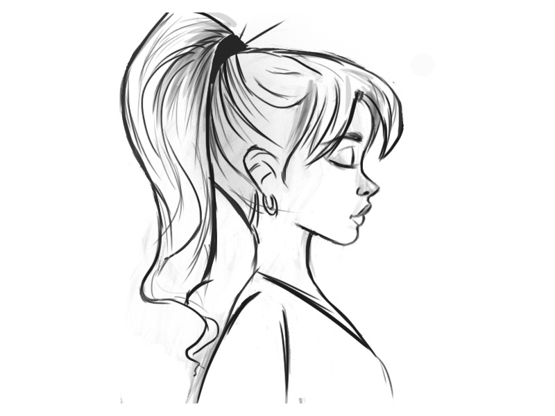 girl by Ani on Dribbble