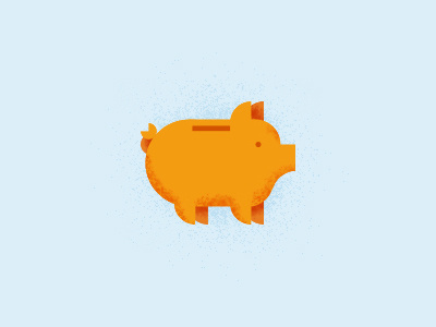 Piggy bank money box pig