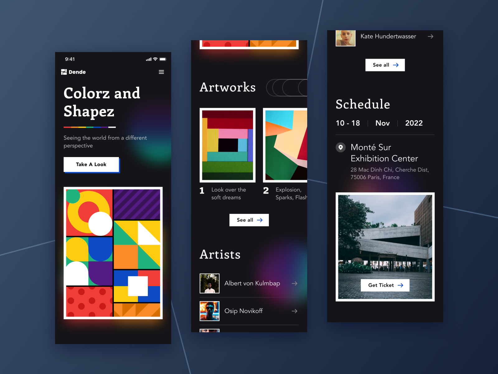 Mobile Landing Page by Hichi on Dribbble