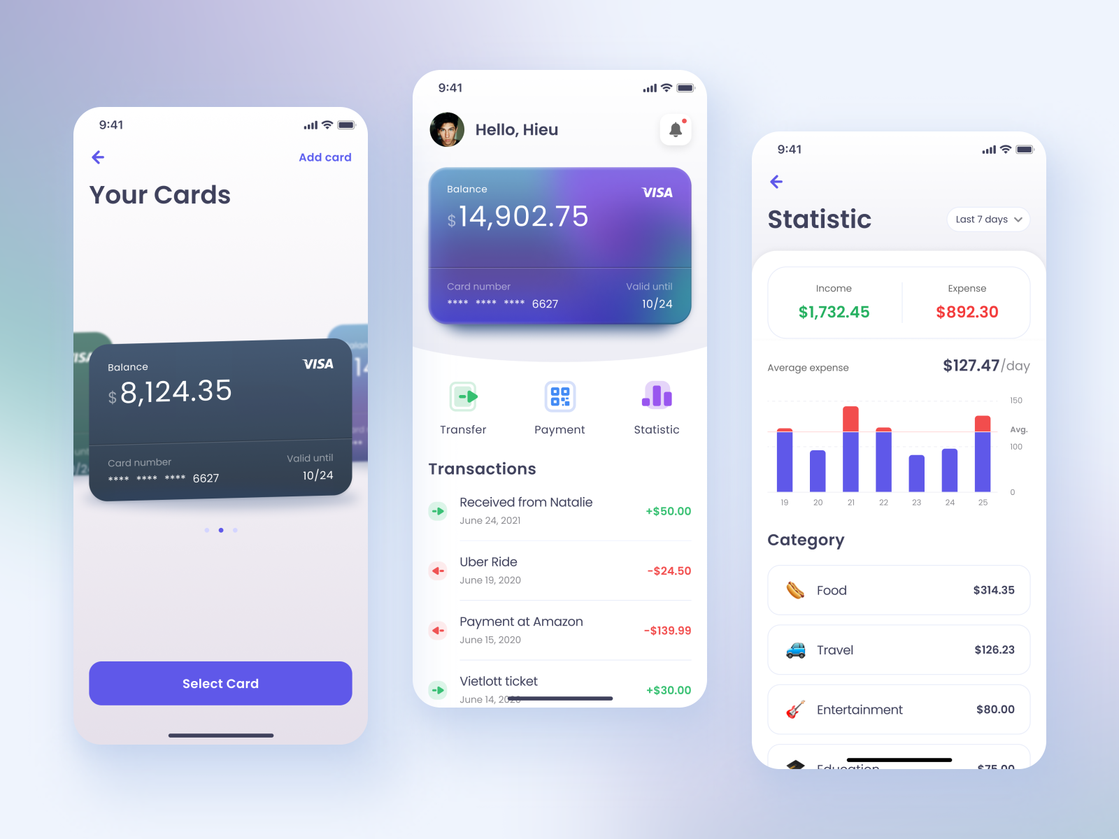 Mobile Banking App Exploration by Hichi on Dribbble