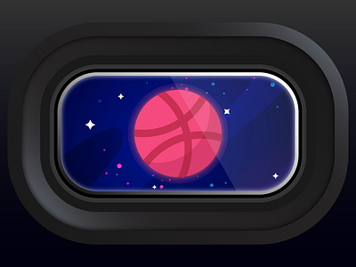 Hello Dribbble debut dribbble first shot gradient space