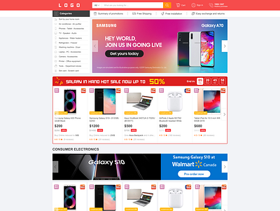 UI/UX Homepage Ecommerce Website design ecommerce ecommerce design homepage uiuxdesign uxdesign