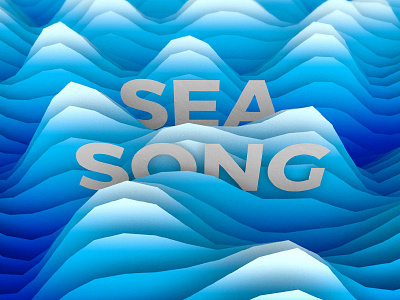 Sea Song 3d origami paper paper cut