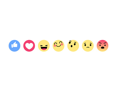 Facebook emotions emojis emotions facebook vector