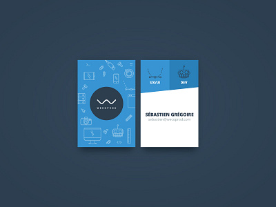 Business Cards 2016 business card icon illustrator ui ux vector web