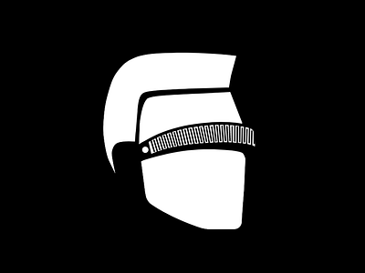 Logo inspired by Geordi La Forge black and white branding graphic design illustration logo logo design