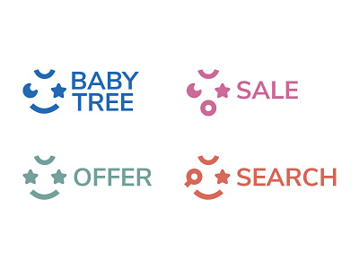 BABY TREE - Dynamic Logo arabic baby branding design dynamic logo geometric graphic graphic design illustrator kids logo online shopping packaging pattern saudi arabia shape visual identity