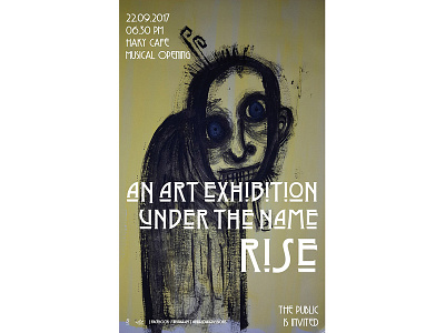 RISE Exhibition IV art artist artistic design drawing exhibition graphic graphic design music painting poster rise syria