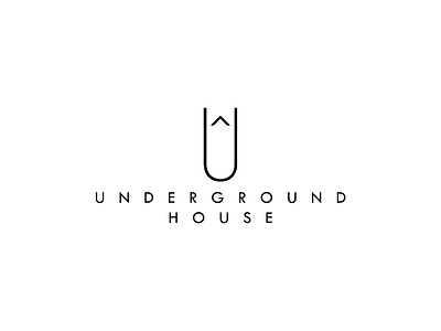 Underground House art branding design graphic graphic design illustrator logo logotype music syria techno vector