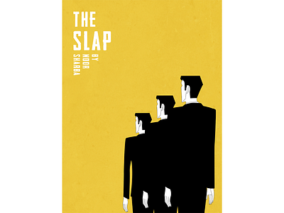 The Slap art artist artistic cinema design film graphic graphic design illustration minimal minimalism movie negative space poster short film space syria yellow yellowish
