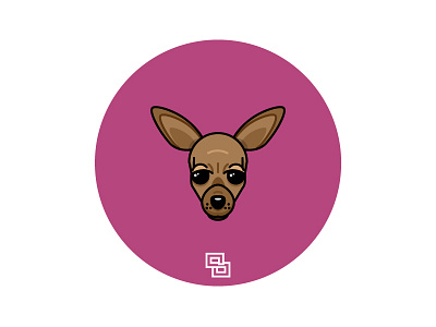 The Big Draw Bogotá Feb 2016 - Tinkerbell (Paris Hilton) character chihuahua design flat graphicdesign icon illustrator solosalsero vector