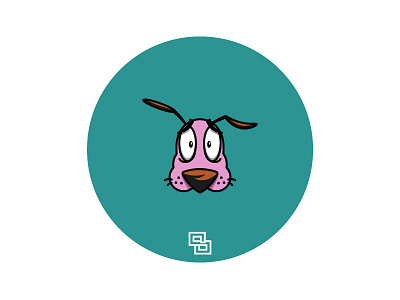 The Big Draw Bogotá Feb 2016 - Coraje (Coraje El Perro Cobarde) character design dog flat graphicdesign icon illustrator solosalsero vector