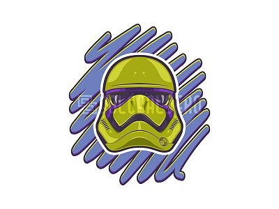 The First Order TMNT Stormtrooper design donatello illustrator solosalsero star wars sticker tmnt vector