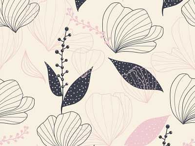 Abstract floral pattern