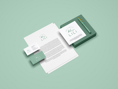 Stationery brand brand identity design logo stationery stationery mockup