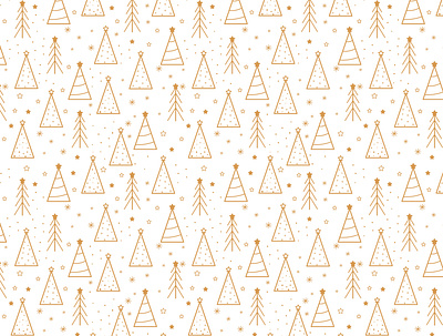 Christmas gold tree pattern christmas christmas tree gold minimalist pattern surface pattern design