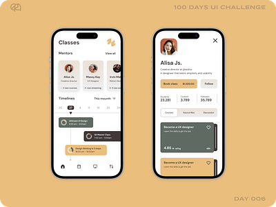 Day 006 — User Profile | 100 days UI challenge