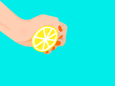 Sofresh blue fruit hand juice lemon lime nails summer