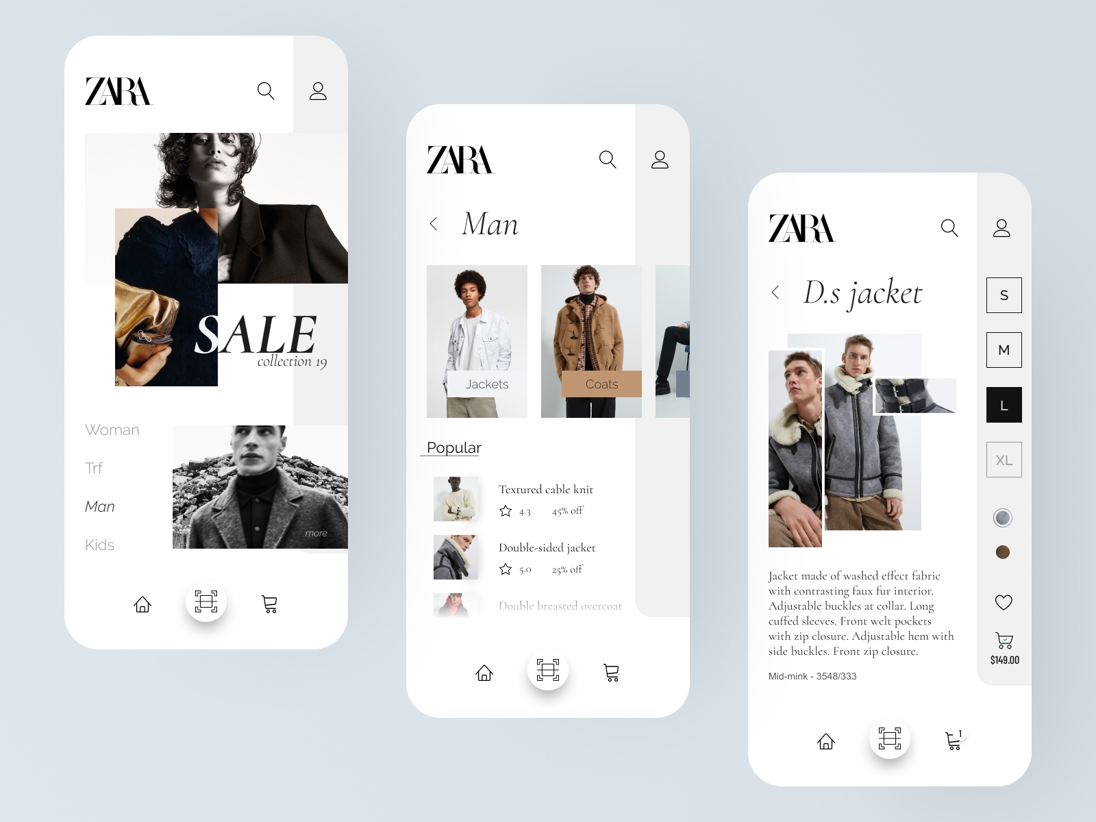 Zara Mobile App by Vitalii Oleksandrovich 🇺🇦 on Dribbble