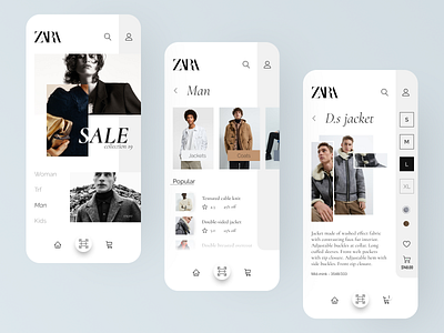 Zara clothing outlet app