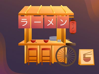 Ramen cart