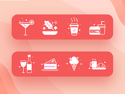 Food icons design food foods graphic design icon ui ux