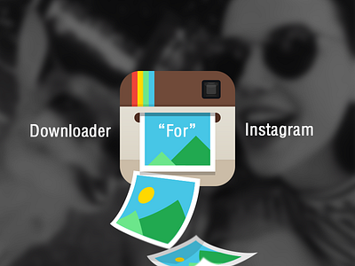 Downloader For Instagram app camera comic download downloader for instagram free icon instagram logo osx photo save