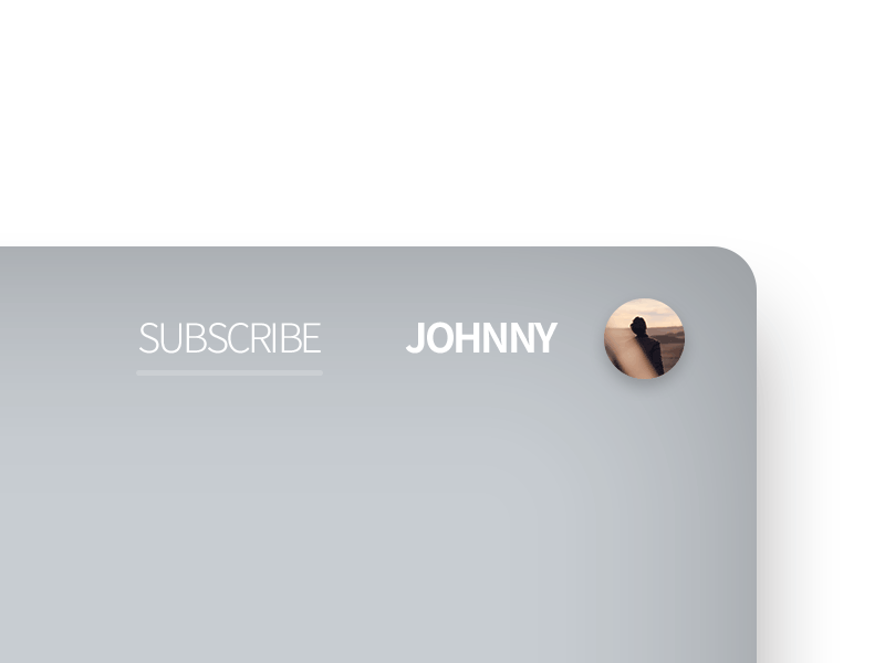Subscribe design gif like love message new notifications subscribe subscription ui