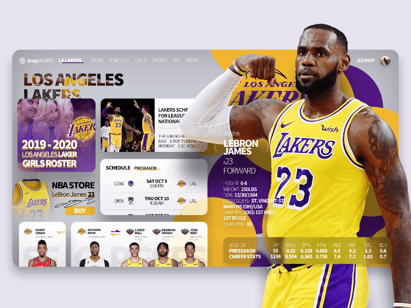 Sports App app basketball design flat interface nba product sports ui