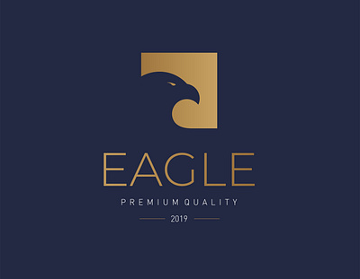 eagle branding design logo vector