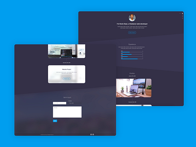 Freelance Web Developer Portfolio ui ux web design