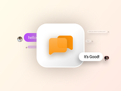 Chat Icon art direction chat chat app chatbot chatting design icon messages messaging ui ui design uidesign uiux