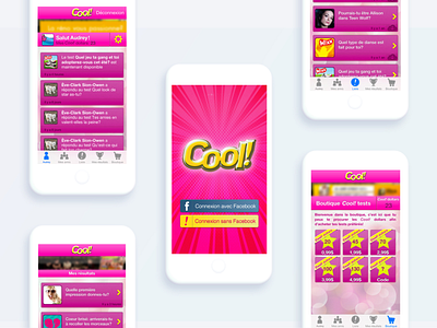 App Cool Magazine app app design application cool design