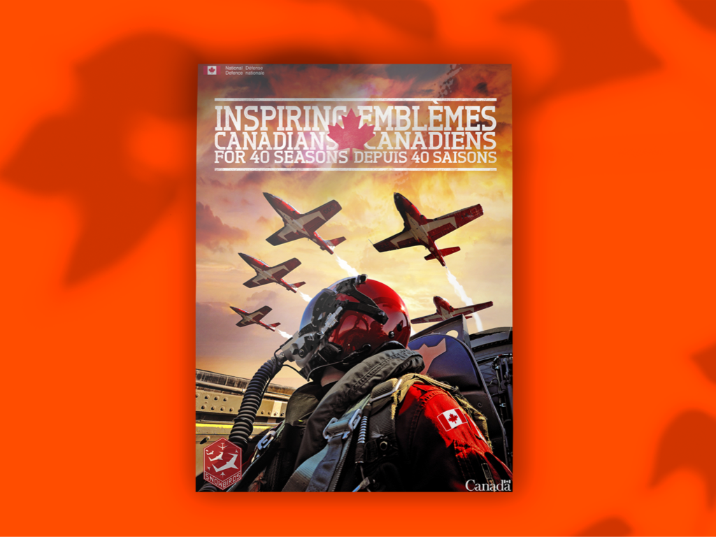 Canadian Snowbirds Poster by David Bouchard on Dribbble
