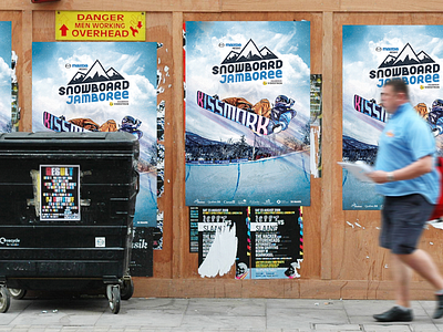Snowboard Jamboree Poster art direction branding logo poster snowboard