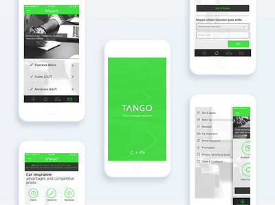 Tango App agency app application art direction branding design logo
