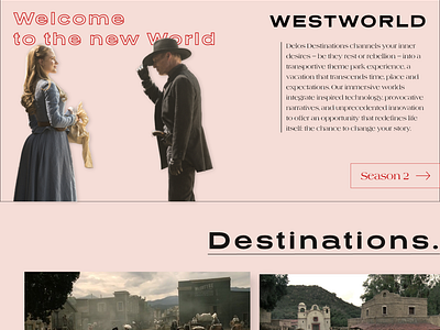 Westworld - web concept