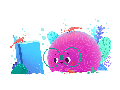 Brain Coral design illustration