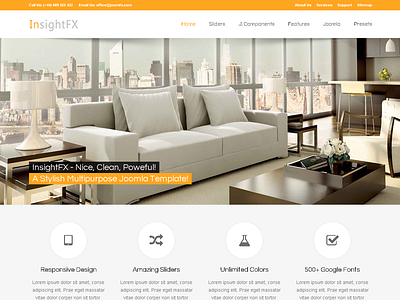 InsightFX - Multipurpose Joomla Template