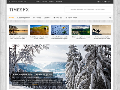 TimesFX - Responsive Joomla Template