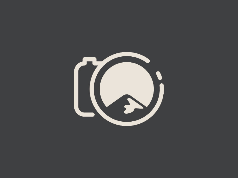 Mountain Photo Logo by Shiddiq A on Dribbble