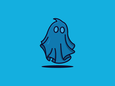 Ghost Logo Concept cartoon character cute evil ghost halloween horror logo mascot monster mystery scary