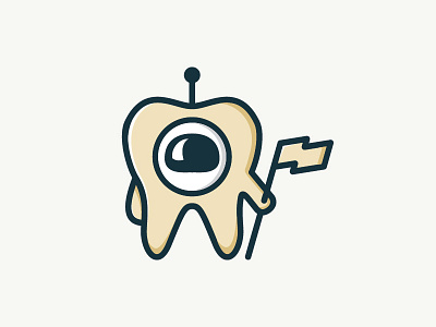Astrodental astronauts care character clinic dental dentist flag galaxy logo planet space tooth