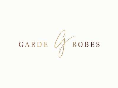 Garde Robes Logo brand design brand identity branding design graphic design handlettering logo logo design