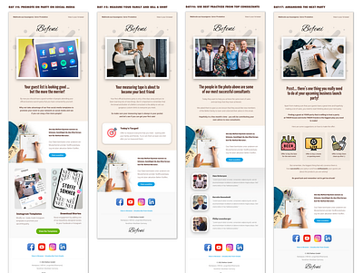 Befeni - Onboarding new consultants, marketing emails (2) app emails fashion