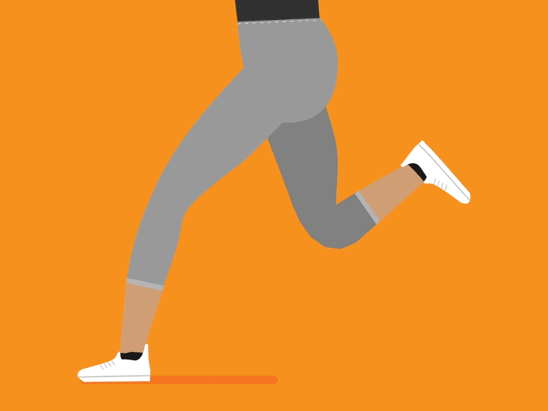 Morning Runner africa animation design designsbyes fitness gif health illustration lagos nigeria run running